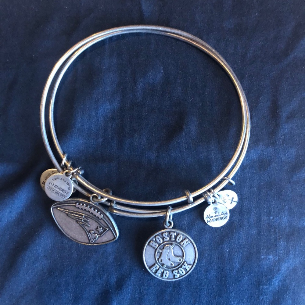 Alex & Ani Silver Red Sox or Patriots Bracelets